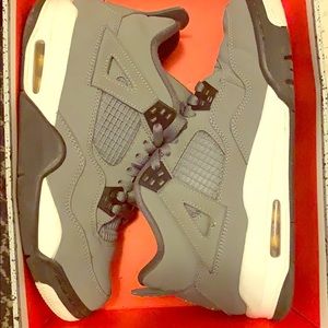 Jordan 4’s, cool greys